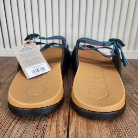 Chaco Chillos Slides Sandals Mens Sz 14 Rising Teal Colorful Beach Fun JCH108717 - Picture 5 of 12